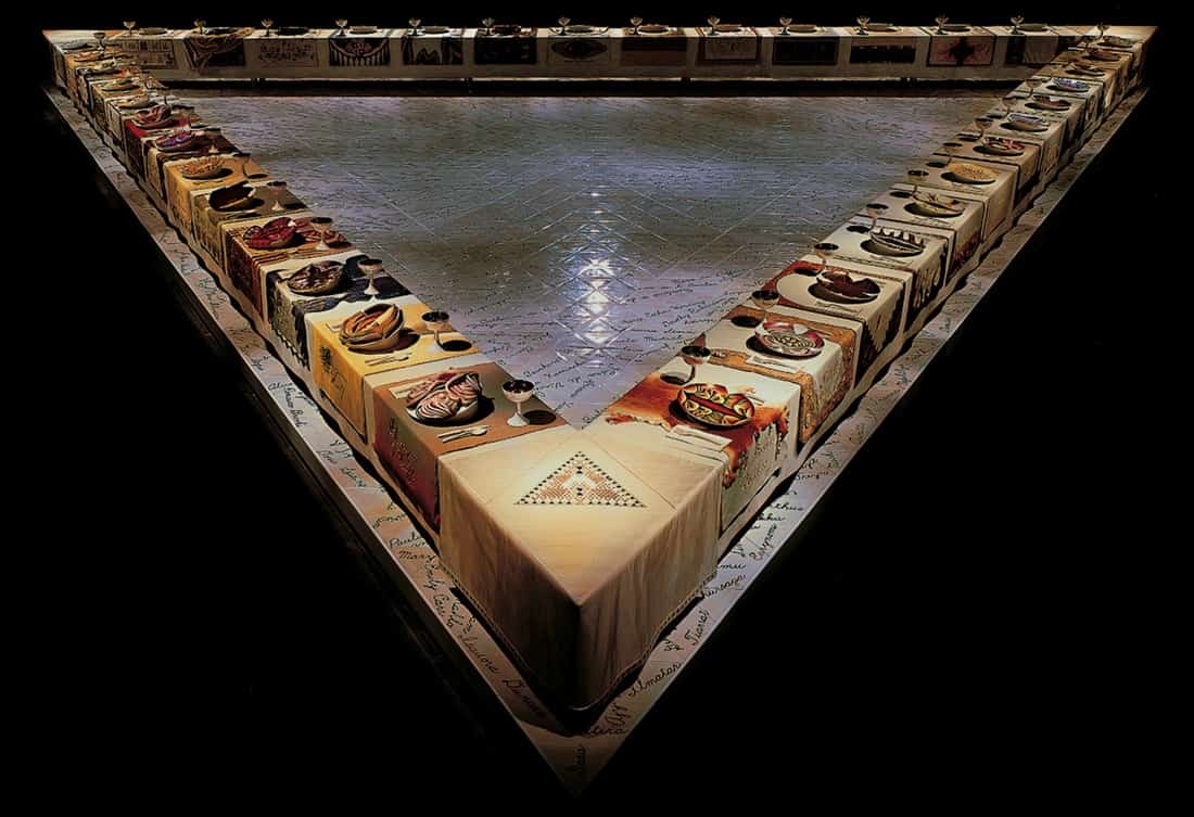 "Dinner Party" di Judy Chicago